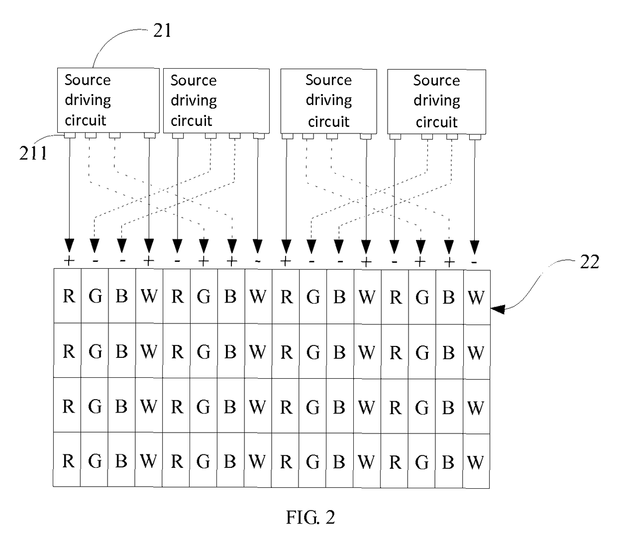 Liquid crystal panels and the driving circuits thereof