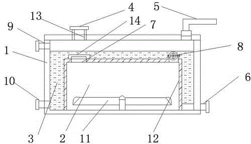 Anaerobic fermentation tank for sludge treatment