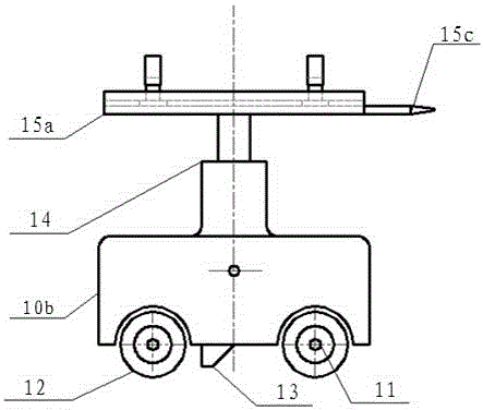 A casting defect ray detection system