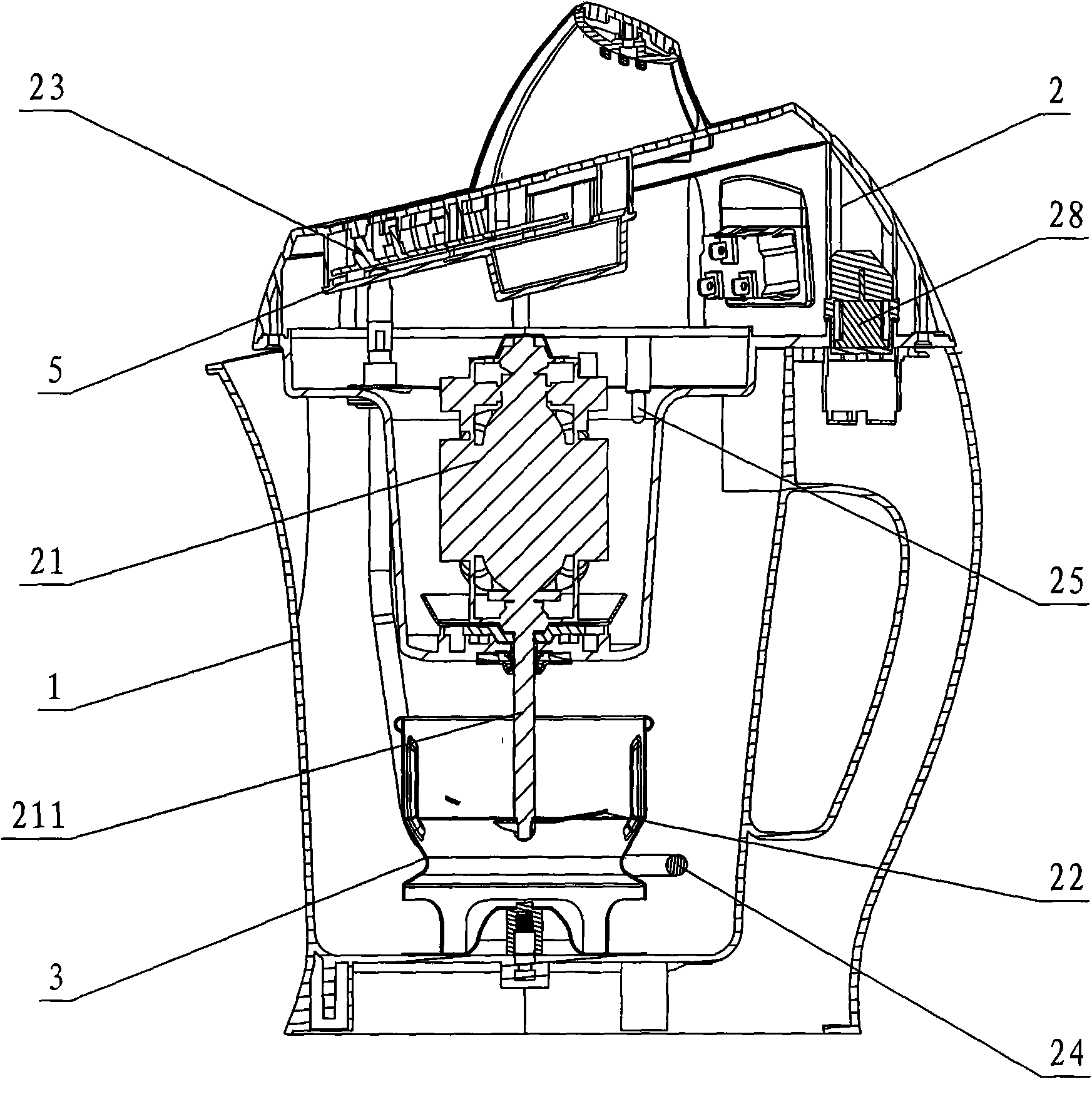 Liquid food machine and method for making liquid food