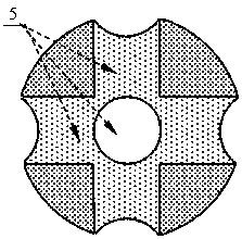 Method for treatment of heavy hydrocarbon raw material by up-flow reactor