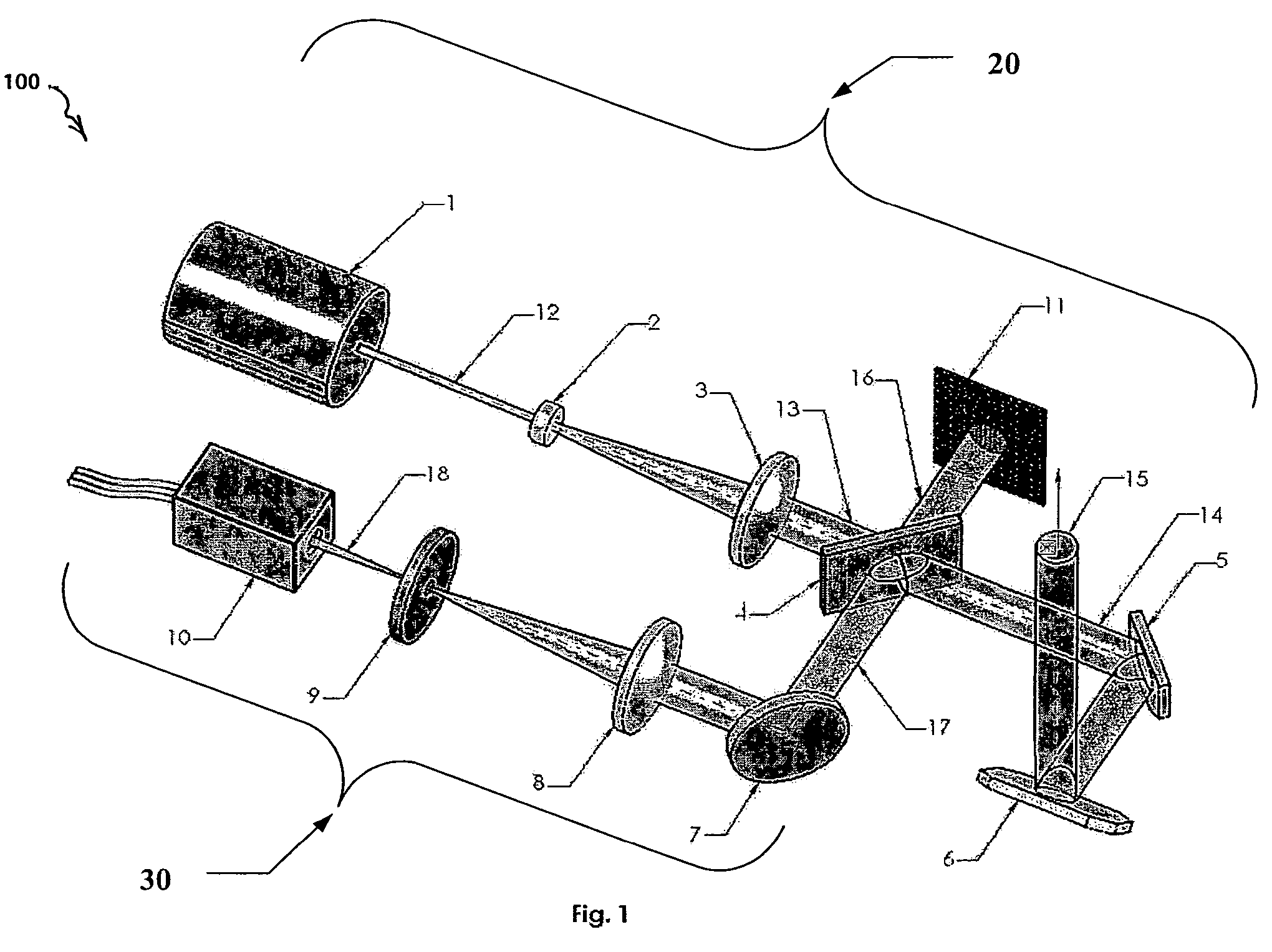 Laser projection with object feature detection