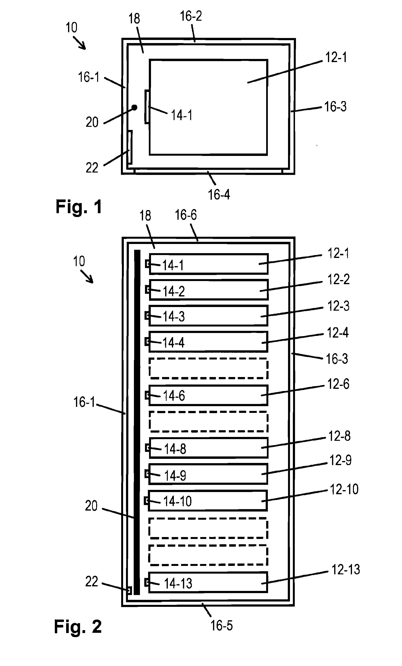 Container for receiving articles