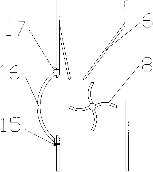 Device and power generation system for generating electricity by utilizing wastewater of residential buildings