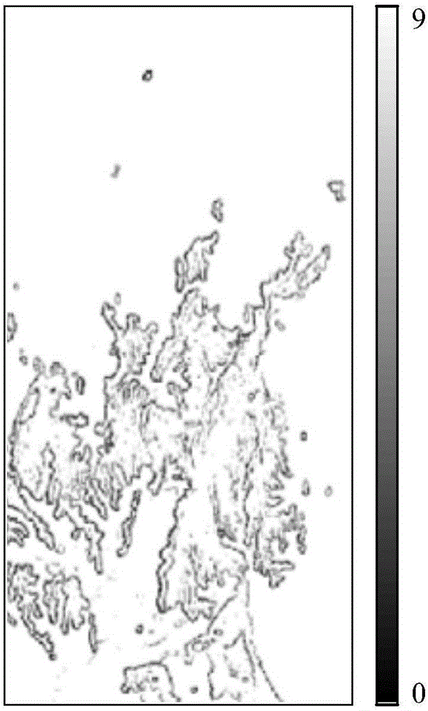 Polarized SAR image edge detection method based on similarity testing