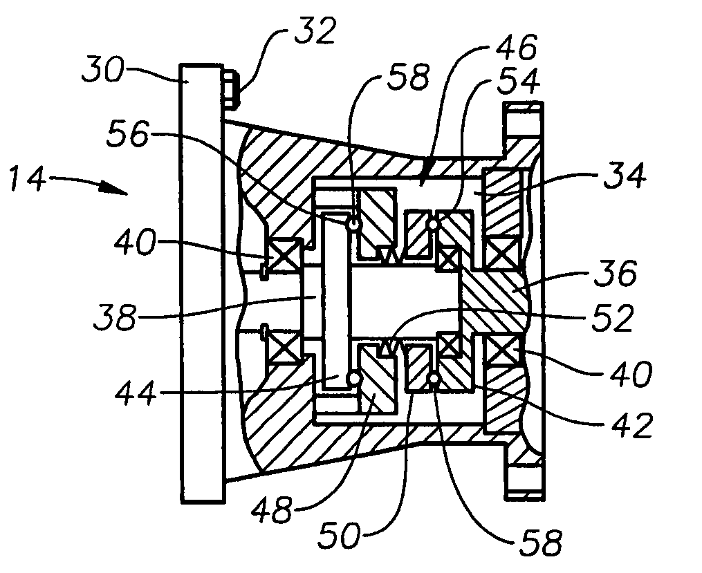 High efficiency brake for agricultural drive systems