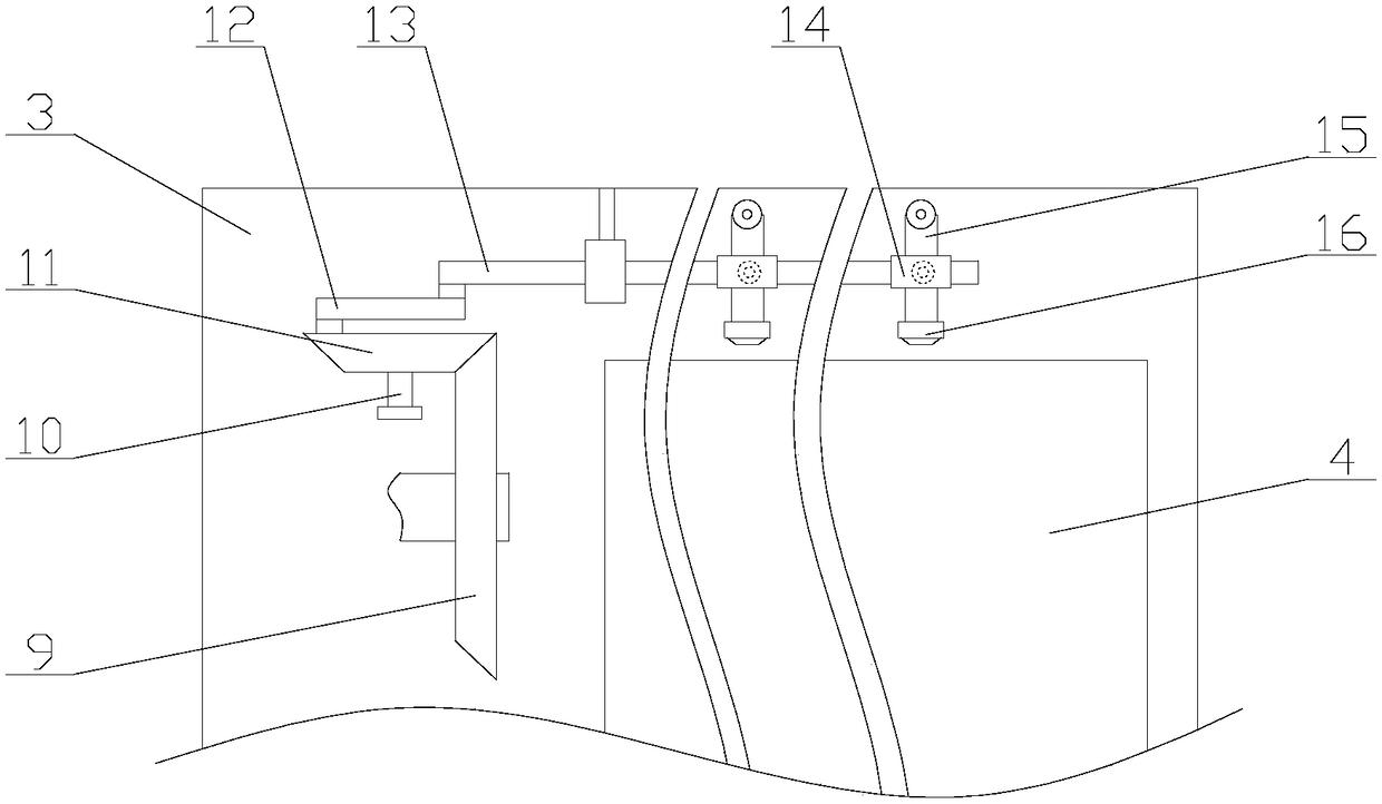 Intelligent bus station having impurity removal and water prevention functions