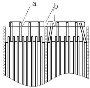 Busbar repairing method of storage battery with direct connection structure