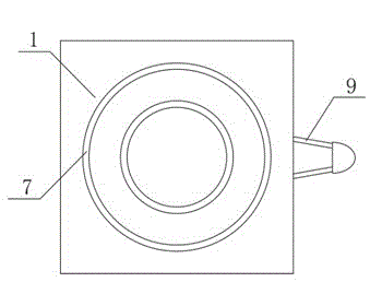 Vibration-damping dragging type boosting glass loader capable of rotating easily