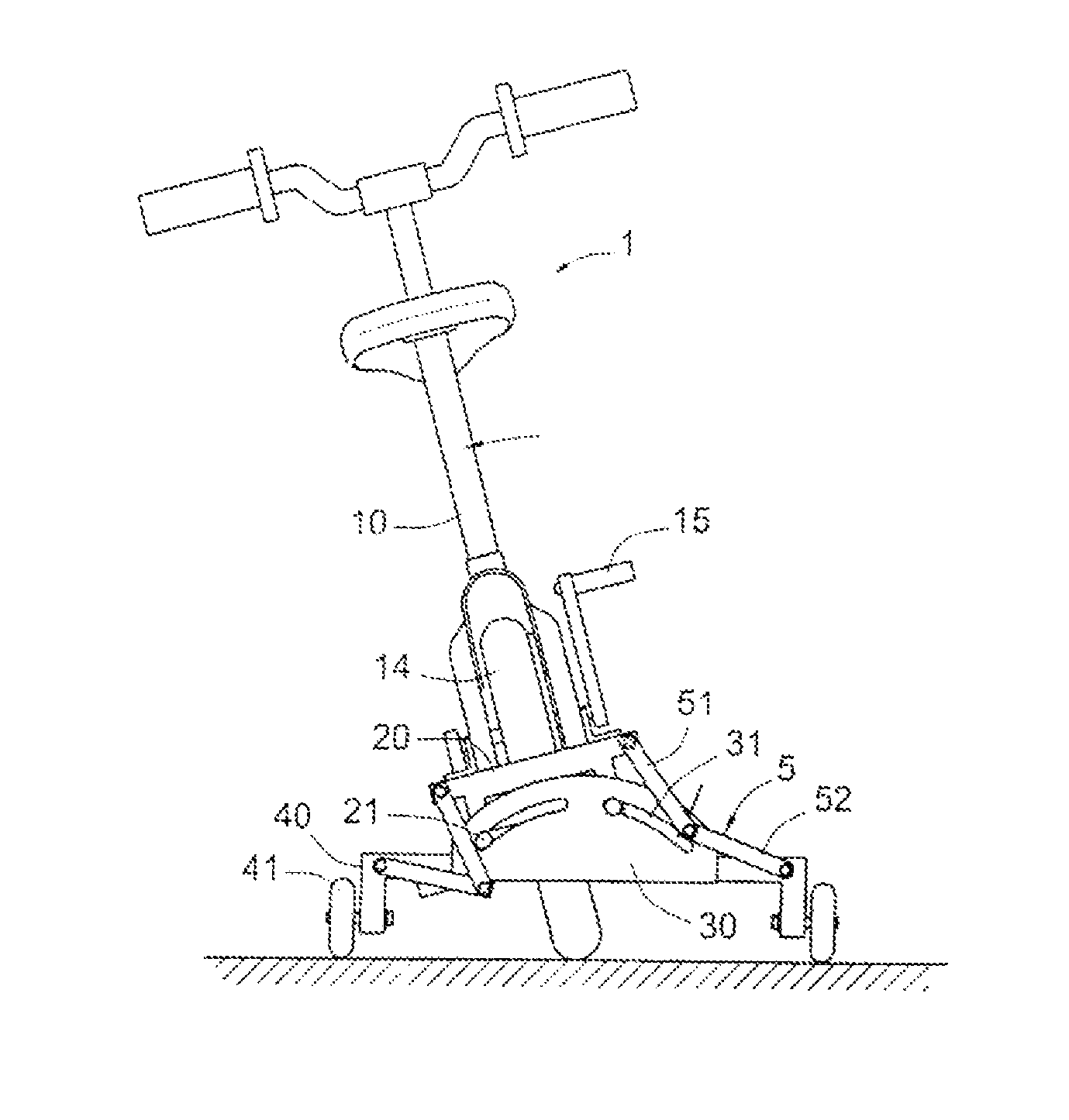 Safeguard wheel assembly for a two-wheeled vehicle