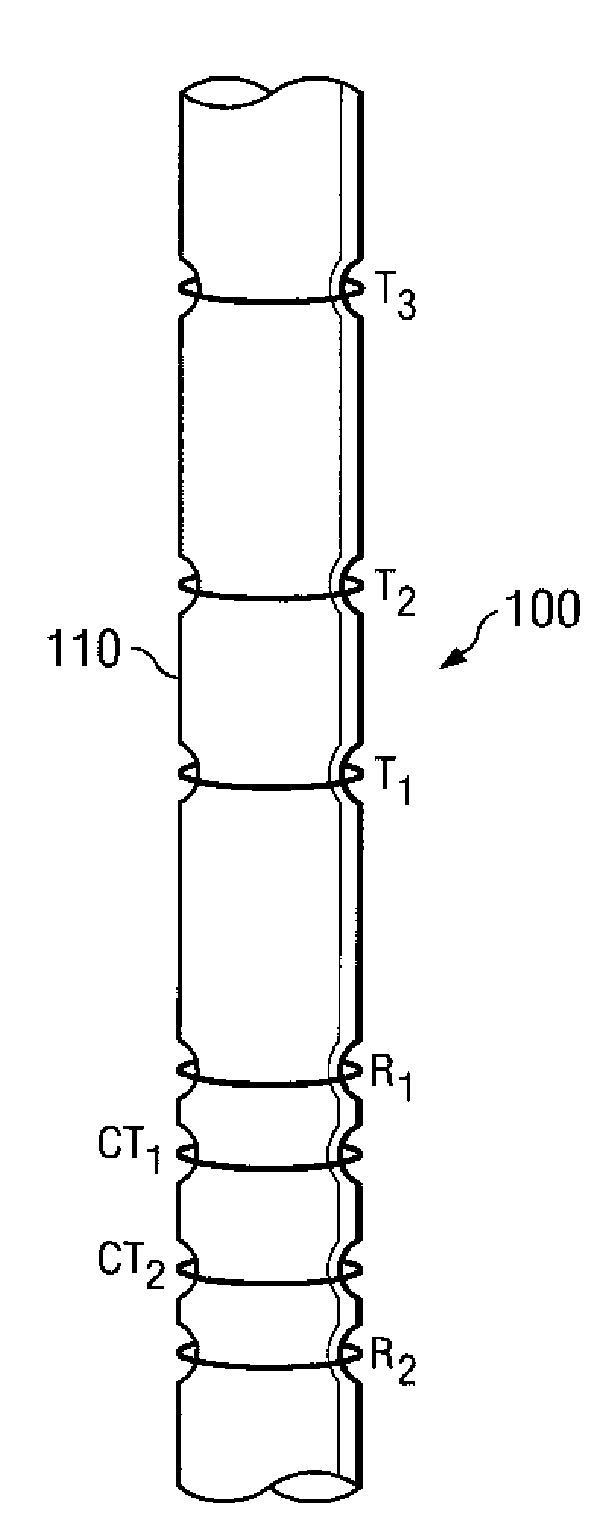 Borehole compensated resistivity logging tool having an asymmetric antenna spacing