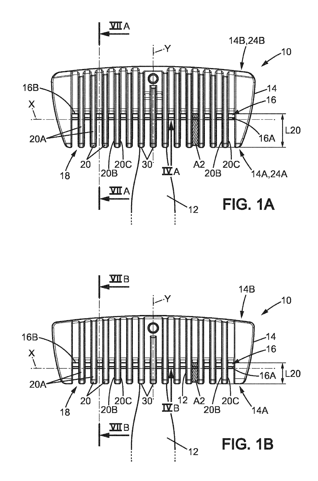 Trimming blade head and a razor comprising a razor handle and such a trimming blade head