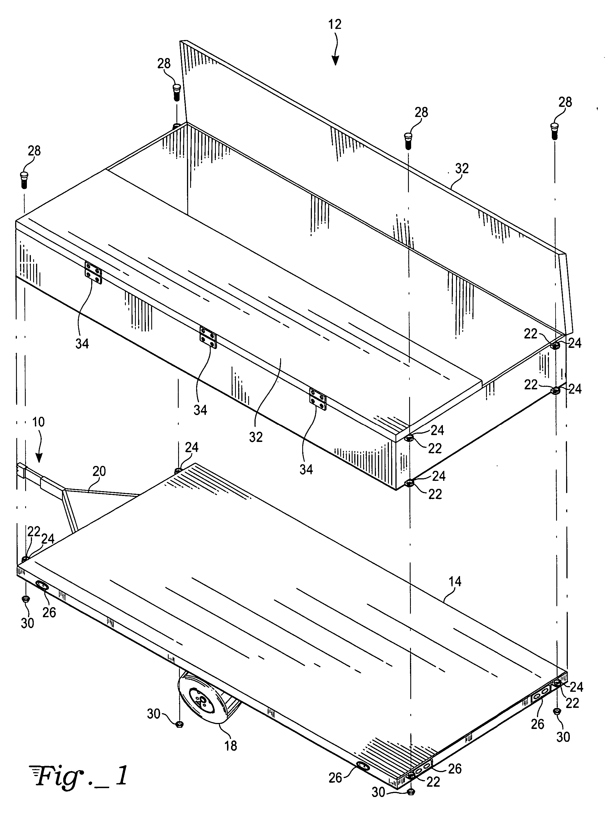 Trailer with interchangeable cargo specific pods