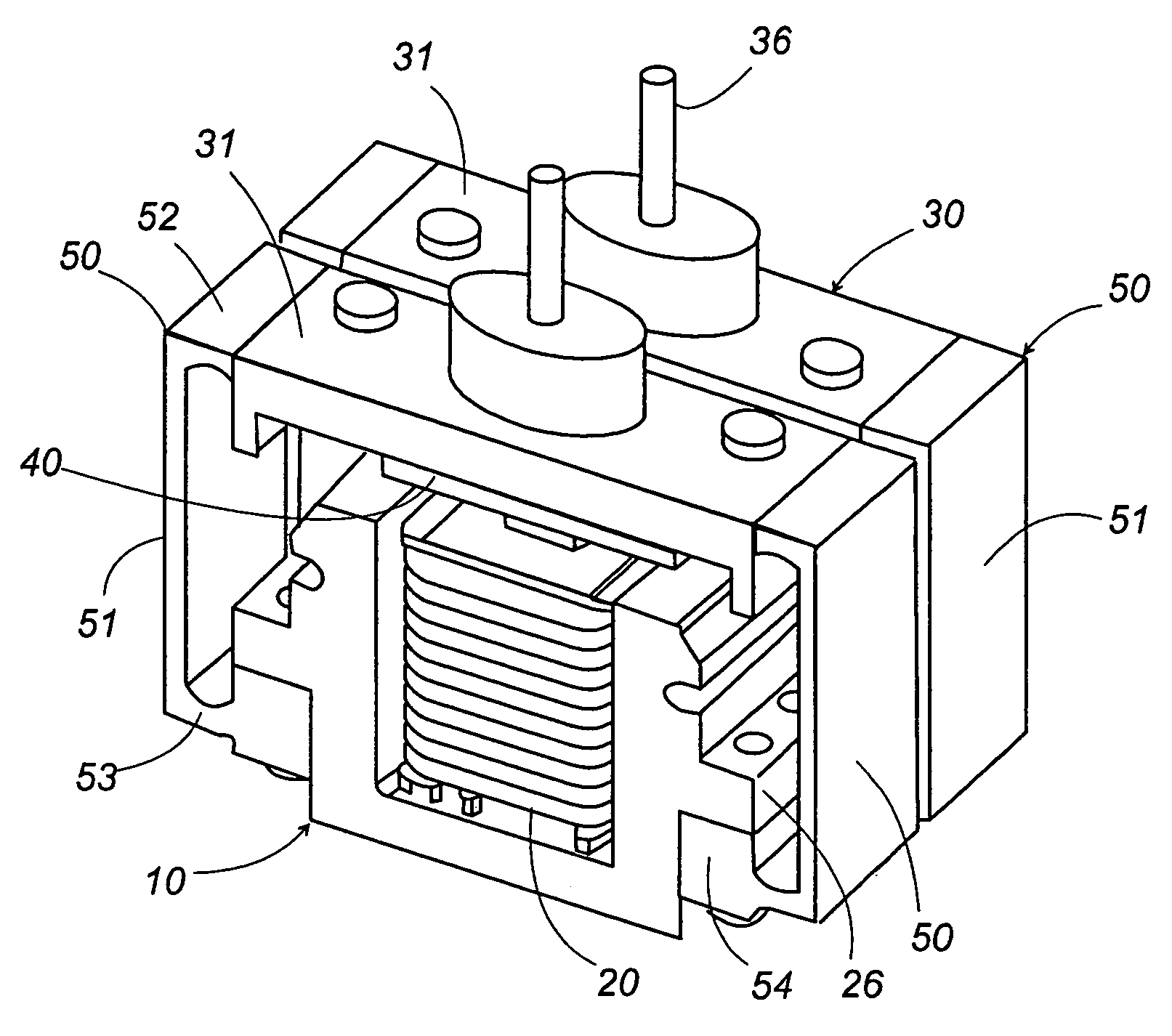 Linear oscillating actuator