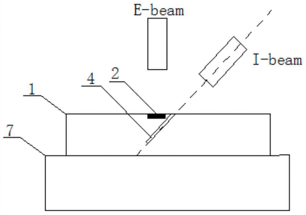 Method for preparing planar sample for transmission electron microscope at specific failure point