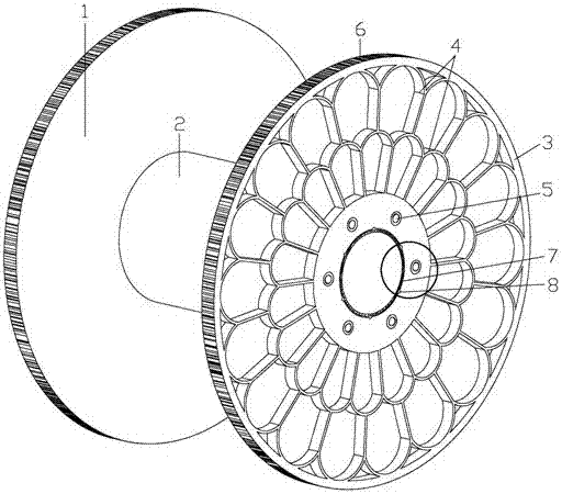 A plastic reel