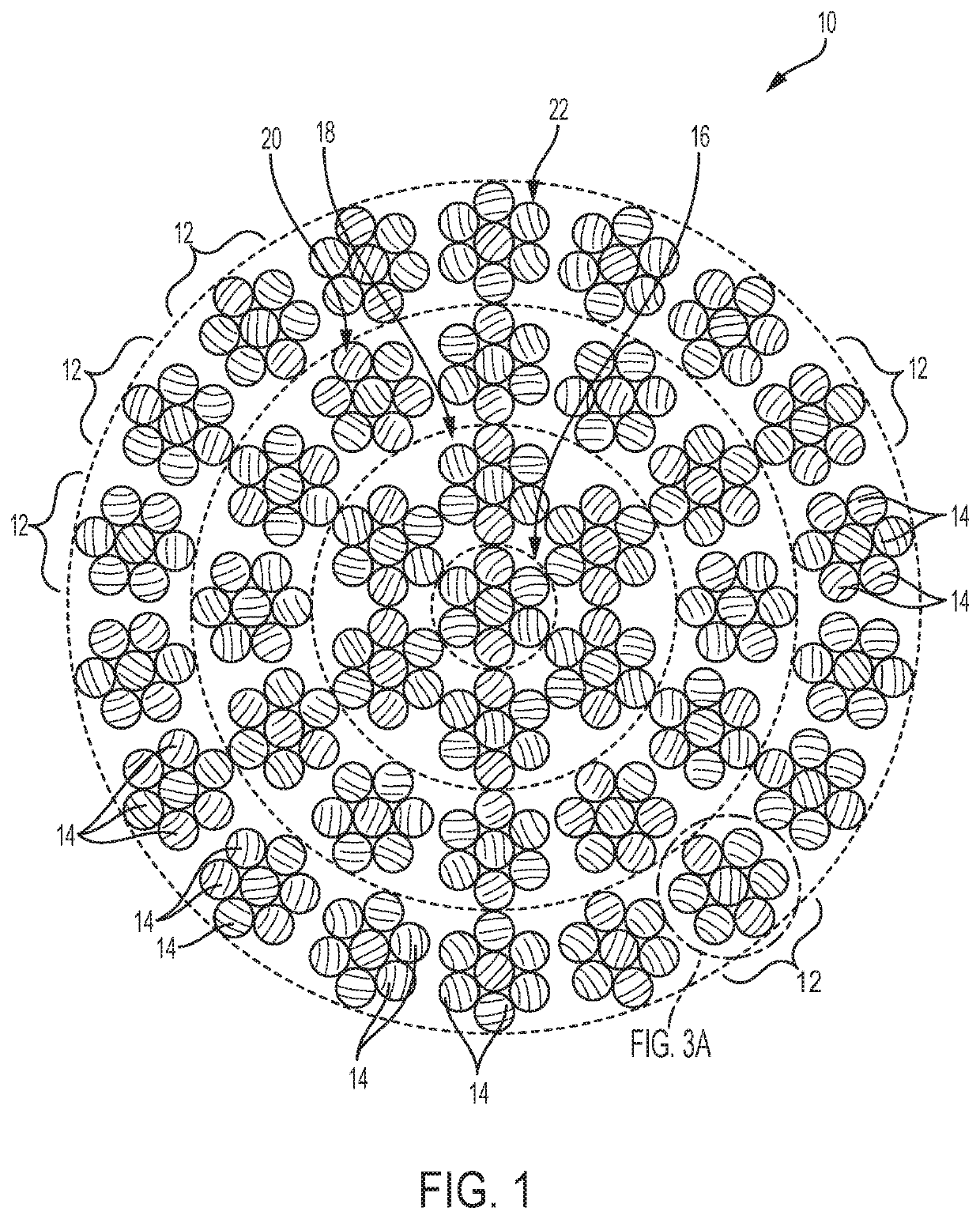 Small diameter cable