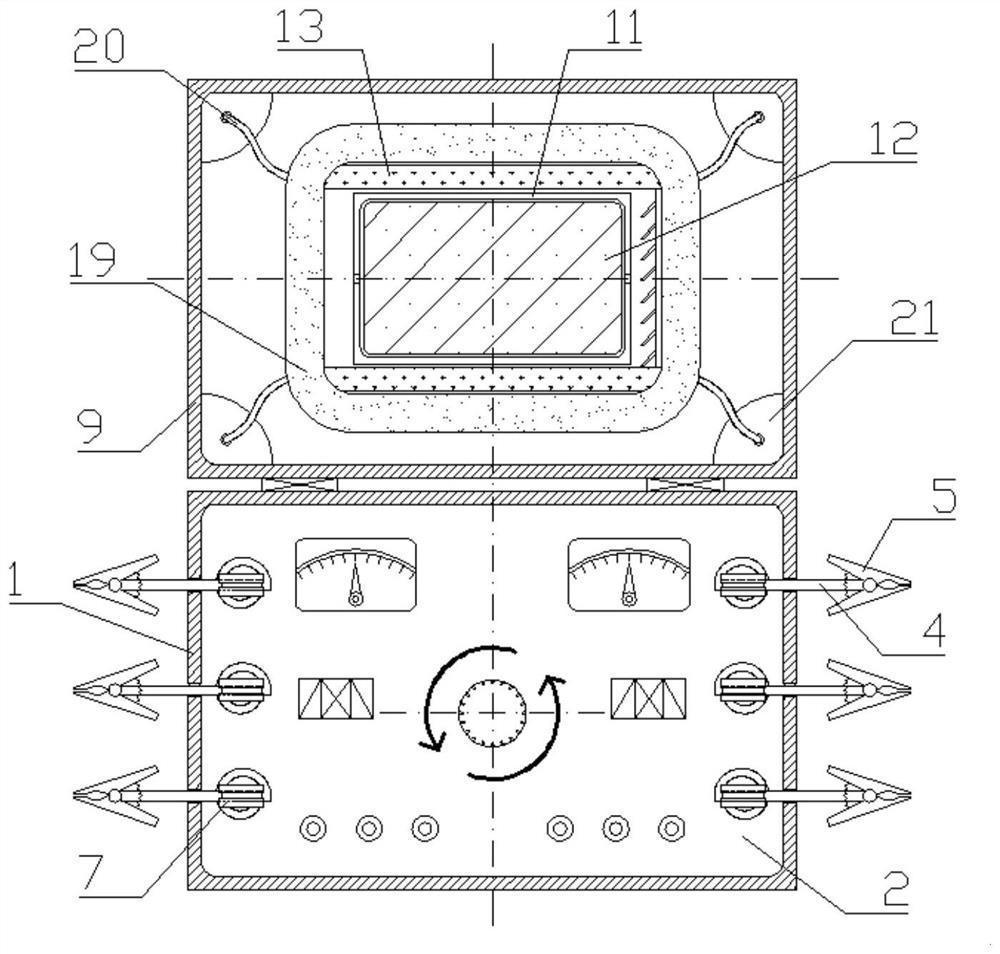 Portable cable partial discharge detection device