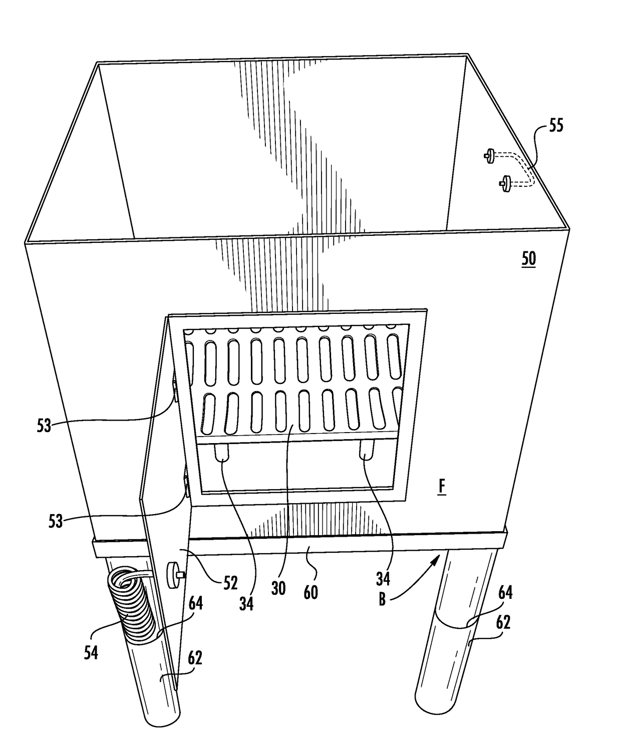 Method for making customized, wood fired pizzas in situ