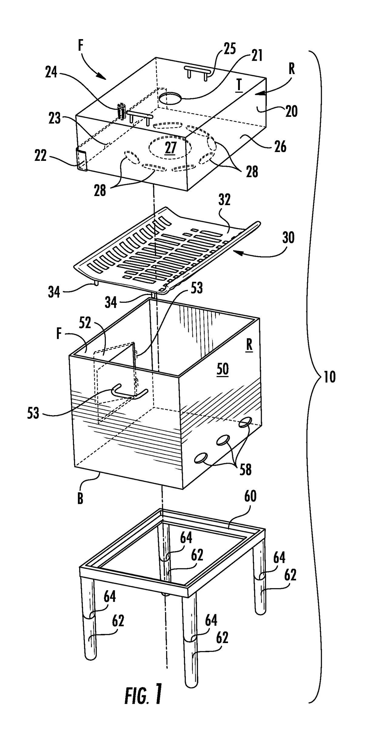 Method for making customized, wood fired pizzas in situ