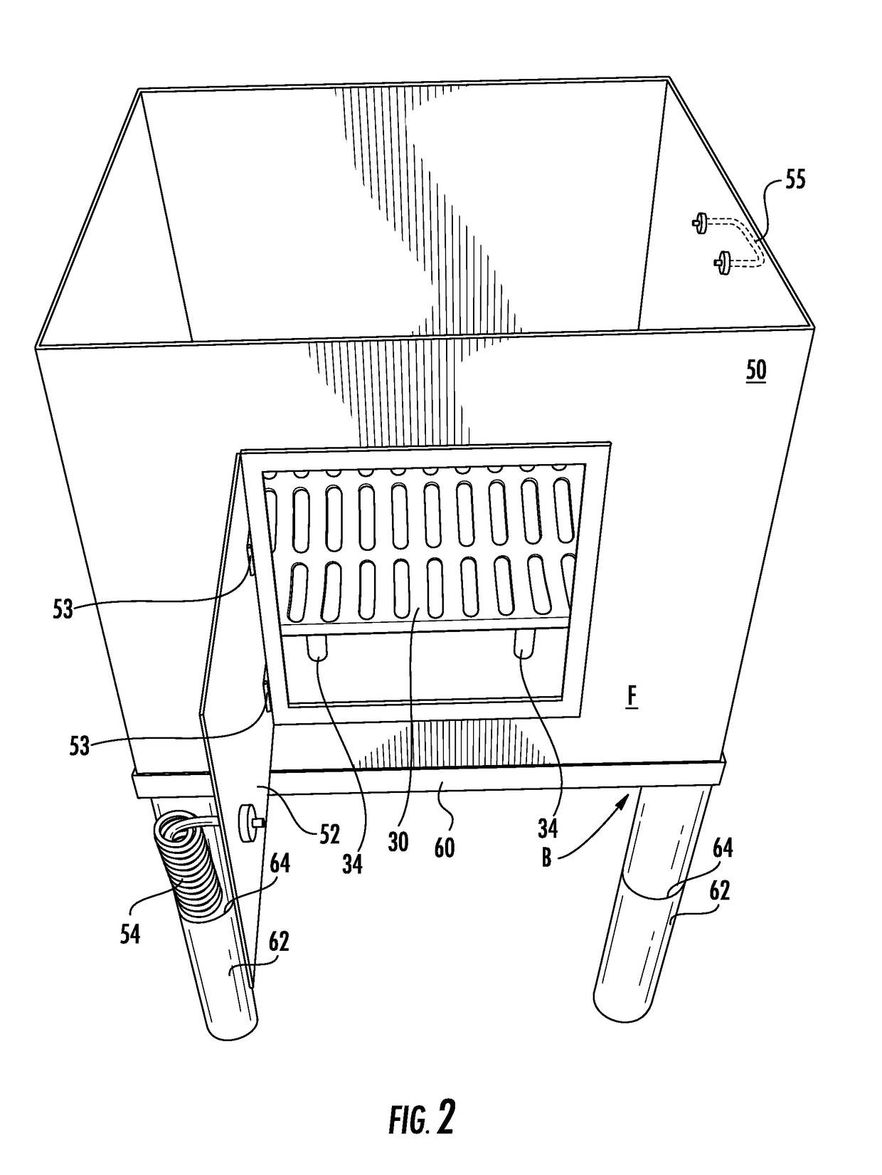 Method for making customized, wood fired pizzas in situ