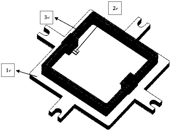 Airtight metal-ceramic housing applied to 60 GHz