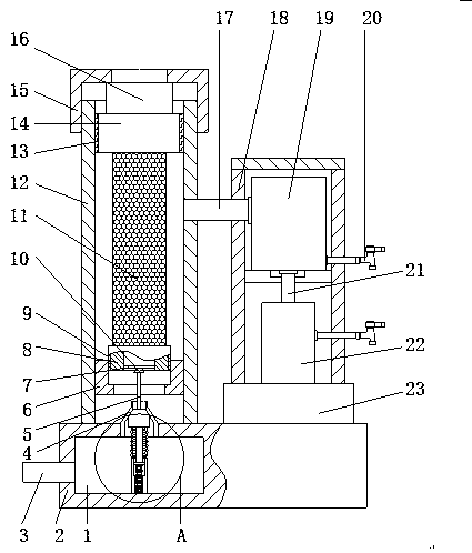 Household water purifier with function of automatically stopping water