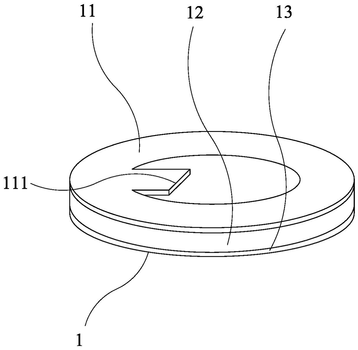 Annular double-sided adhesive tape and equipment and technology for producing annular double-sided adhesive tape