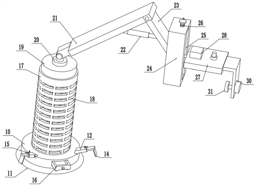 Simple and environment-friendly mechanical part machining polishing device convenient to move