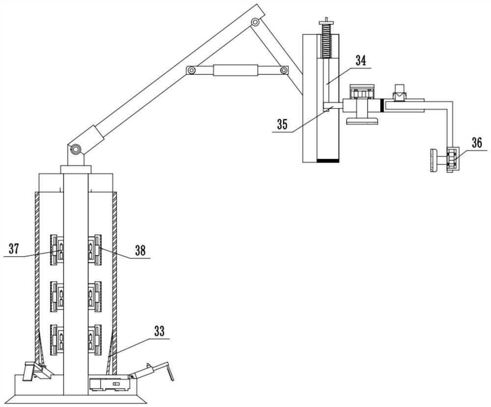 Simple and environment-friendly mechanical part machining polishing device convenient to move