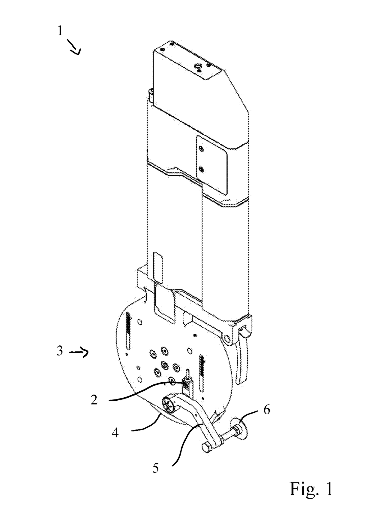 Blade holder with adjusting slide