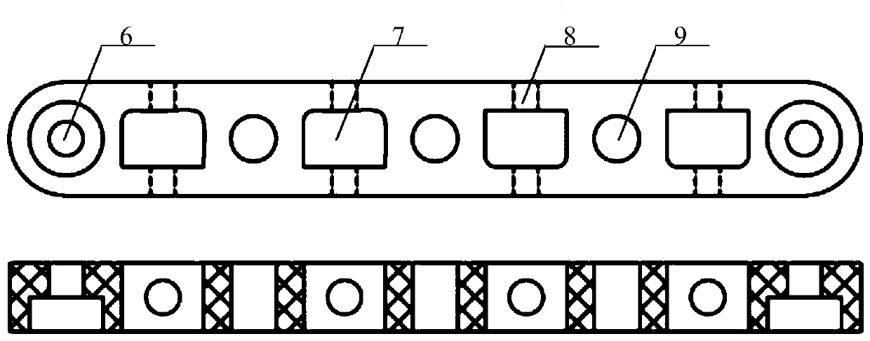 Double-pulse solid rocket engine wiring board combination device