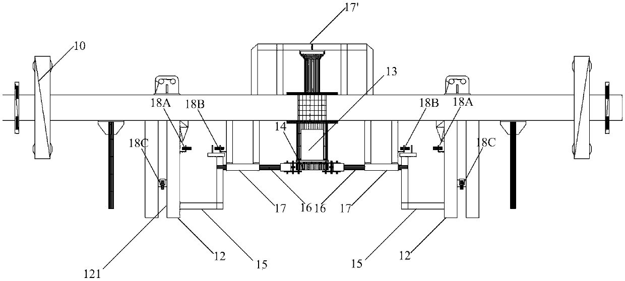 Stoplog gate lifting appliance and safety control device