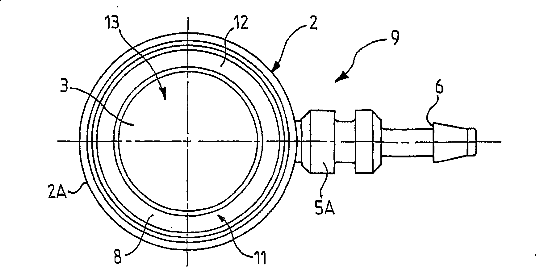 Implantable atraumatic medical site having a simplified design