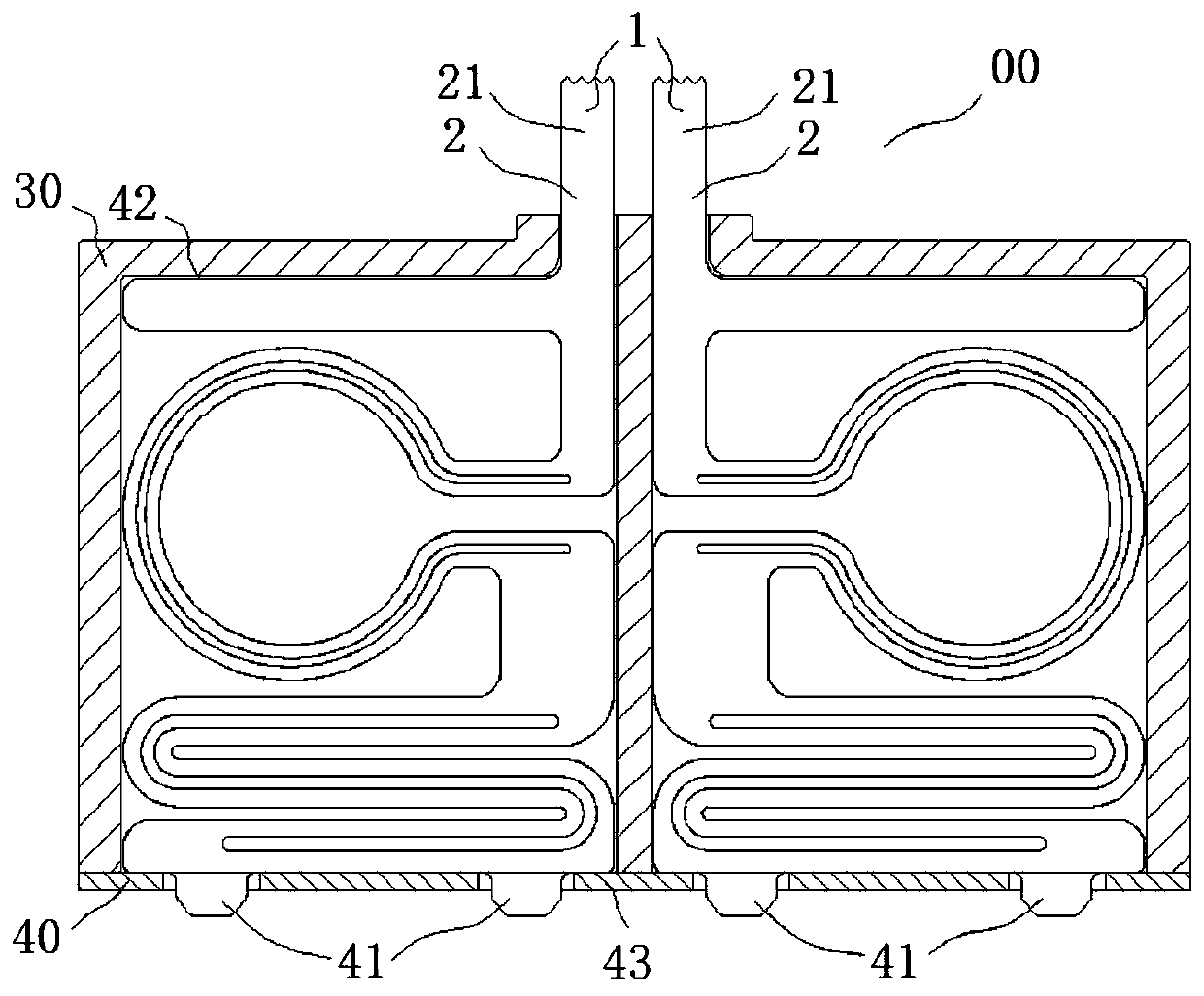 Probe and connector suitable for large-current high-speed signal testing