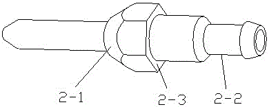 One-cable double-core LC optical fiber connector