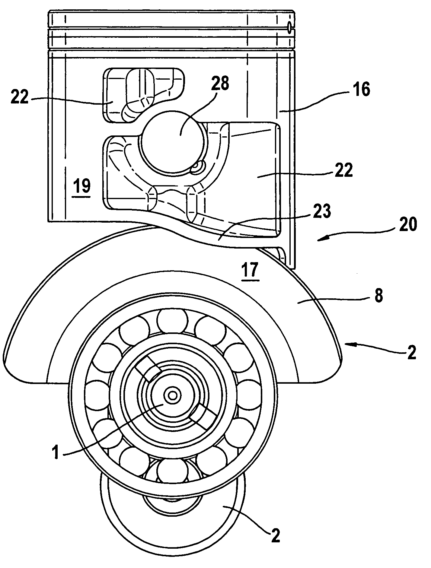 Crankshaft assembly of an internal combustion engine