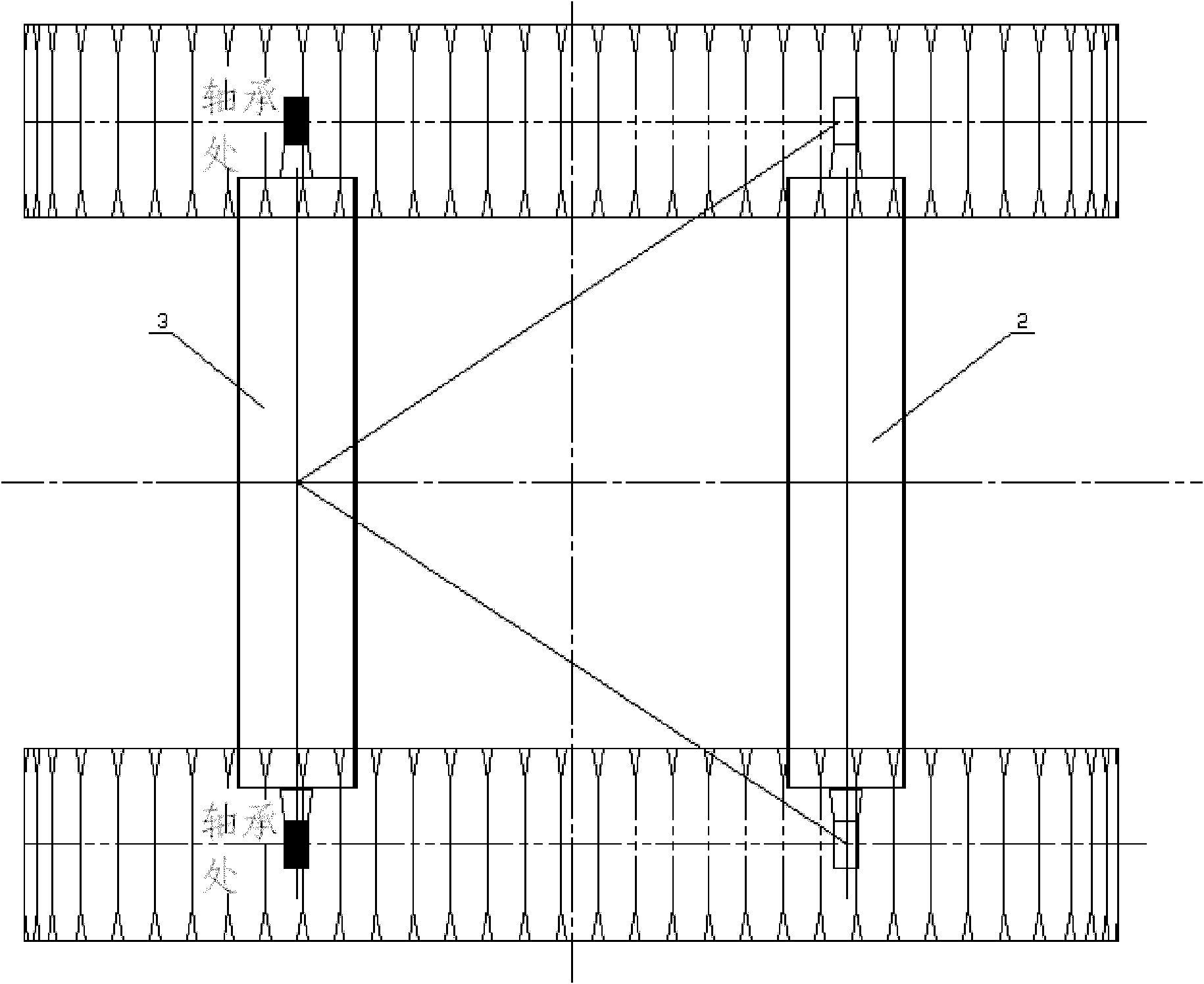 Tracked carrier special for intertidal belt