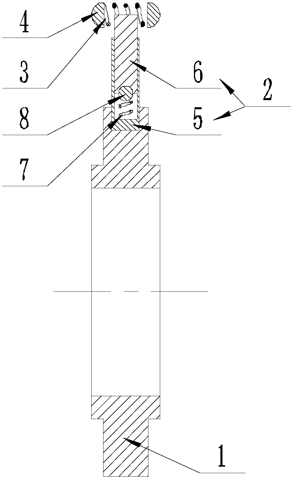 Damping assembly for preventing damage of film membrane and filtering membrane assembly utilizing damping assembly