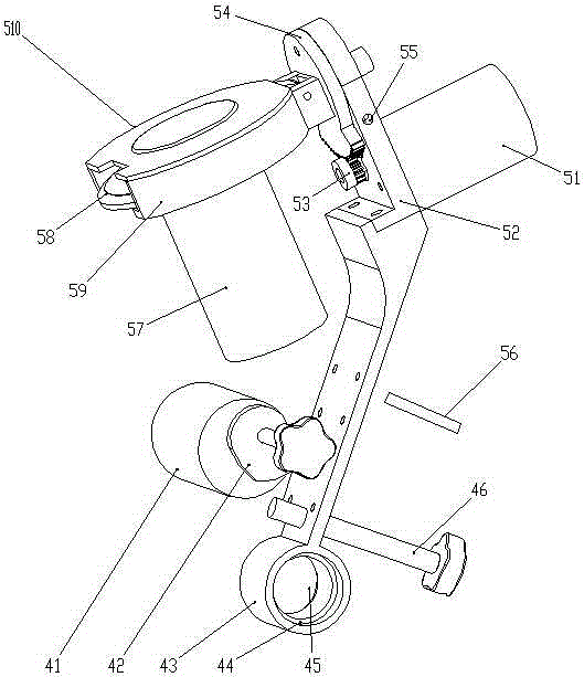 Grinding mechanism for automatic chain grinding machine