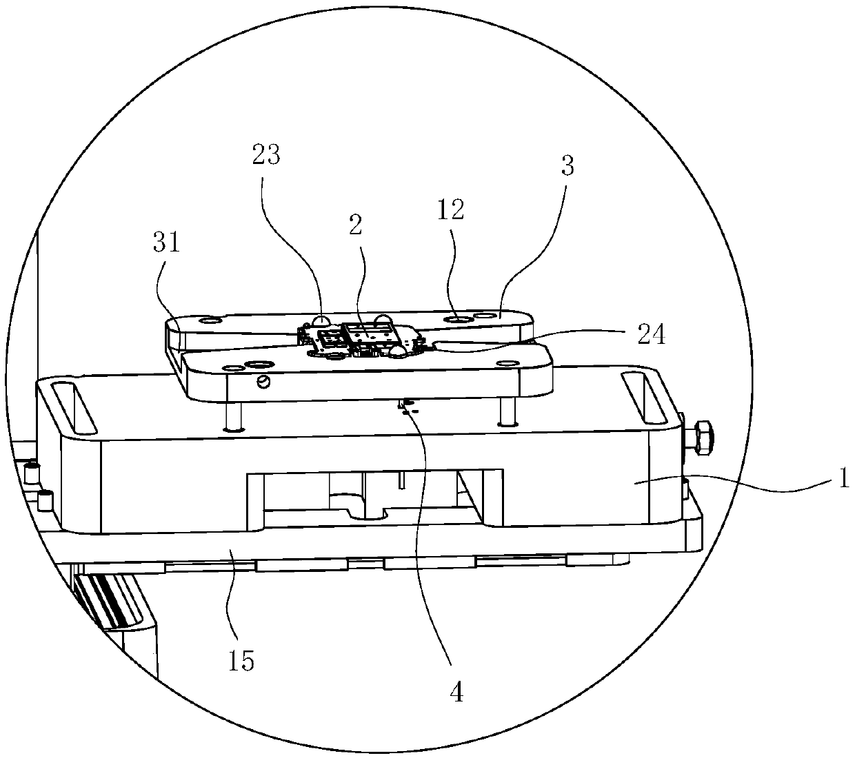 Radio frequency testing device and radio frequency testing method