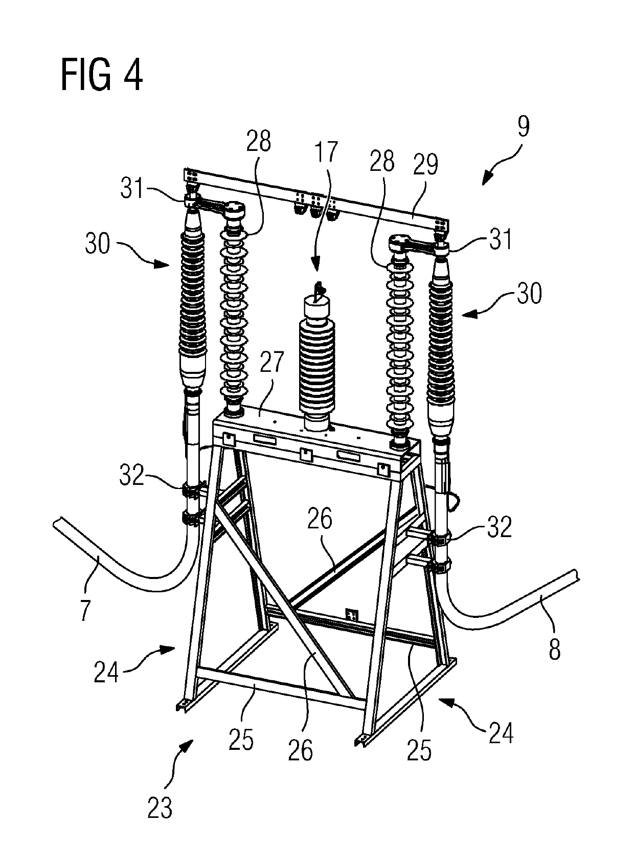 Arrangement of single phase transformers