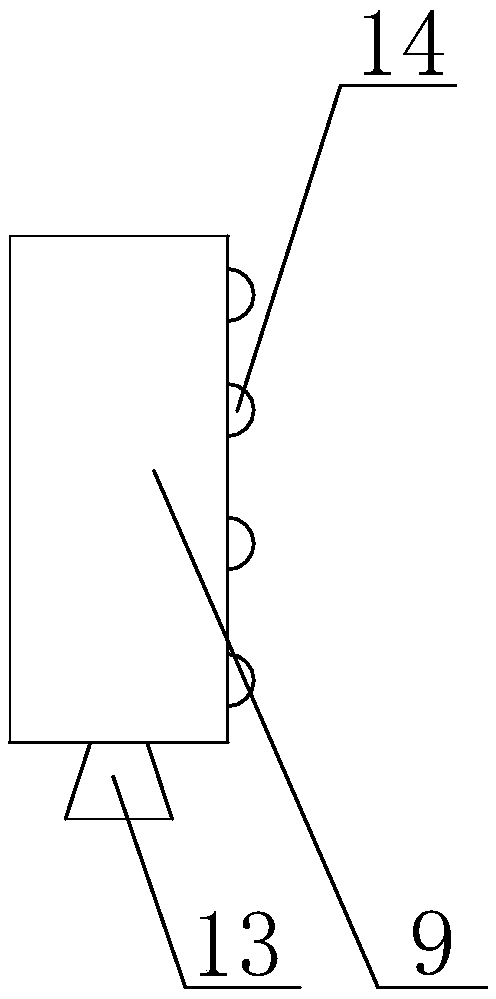 Device capable of preventing electronic equipment from being affected by damp