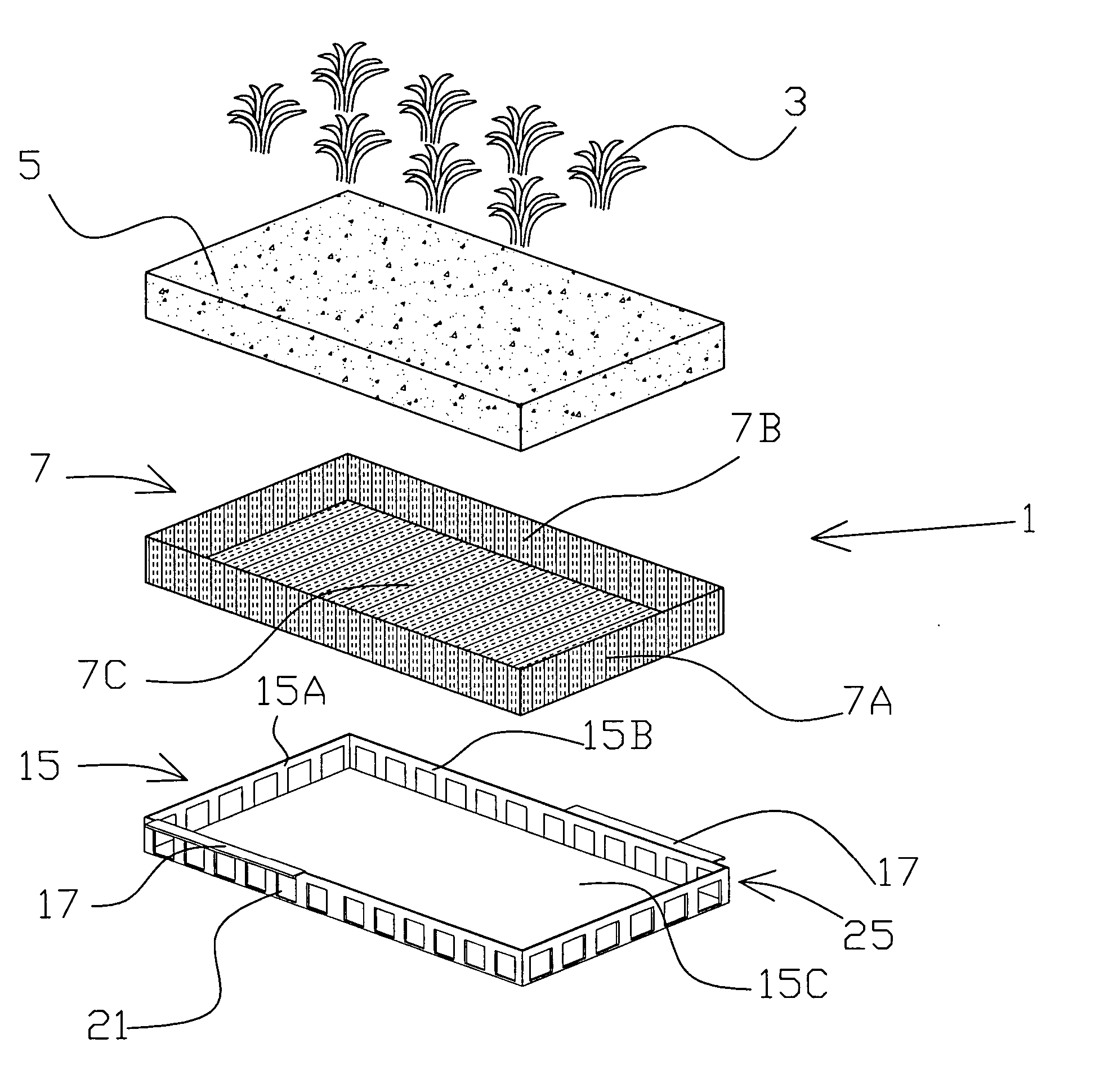 Rooftop vegetation pod