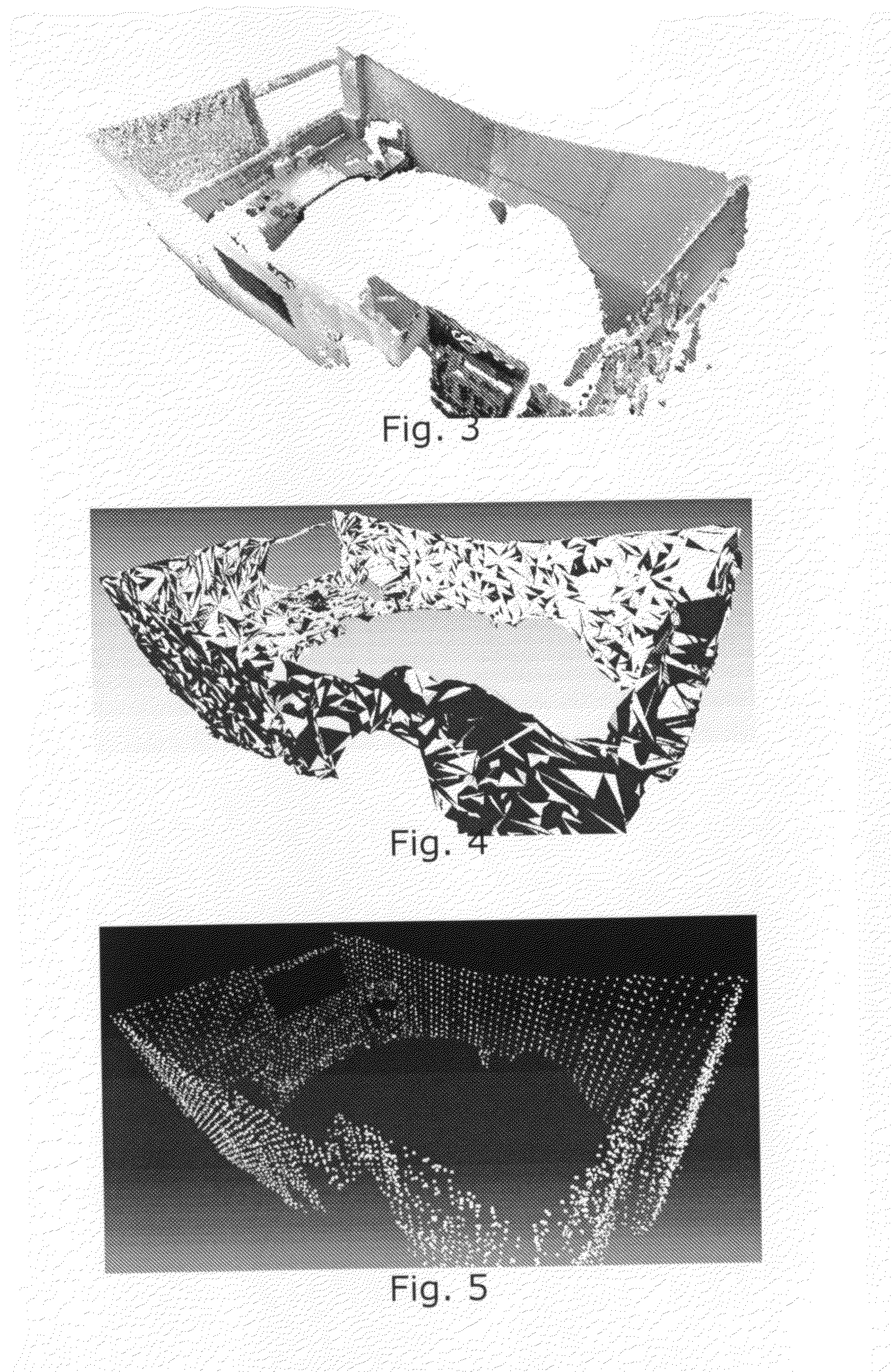 Method and device for modelling room acoustic based on measured geometrical data