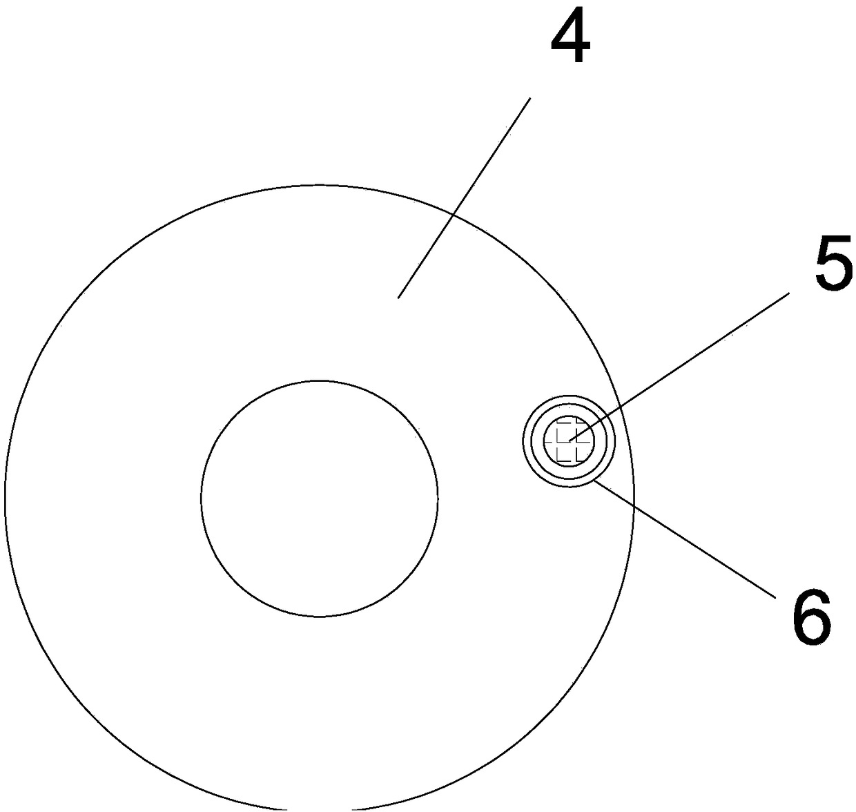 Sand screening device for municipal engineering