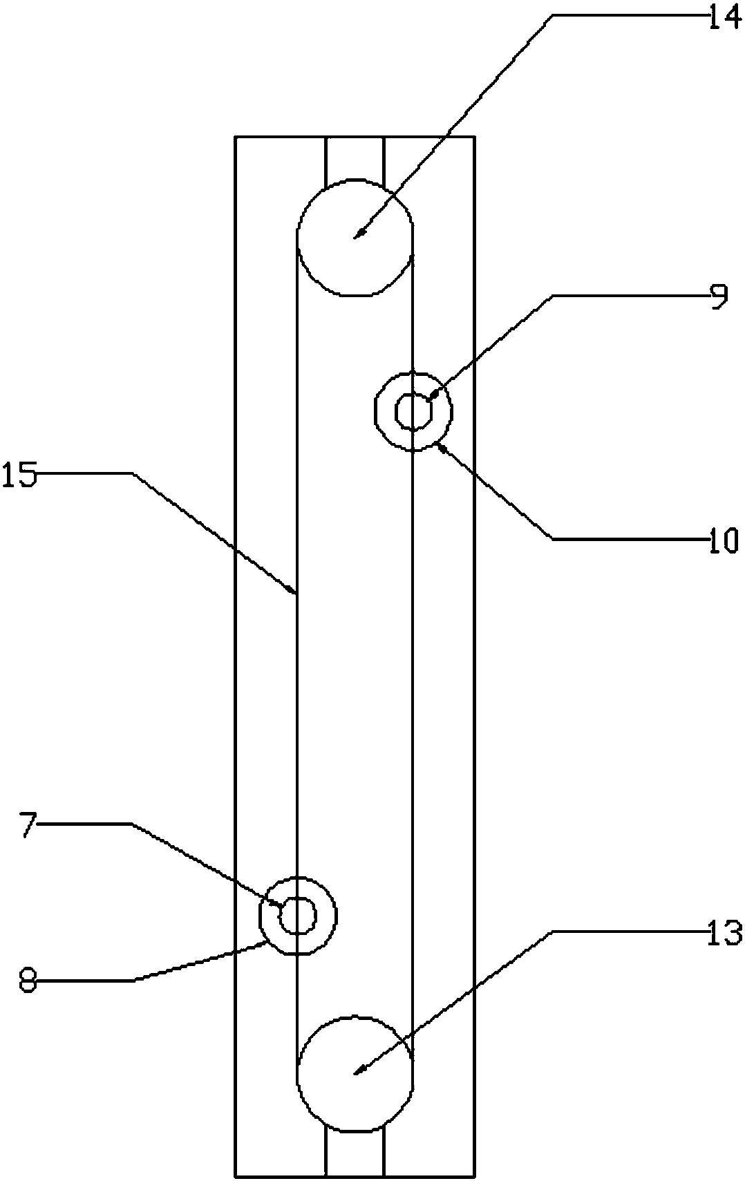 Teaching blackboard capable of automatically rising and falling