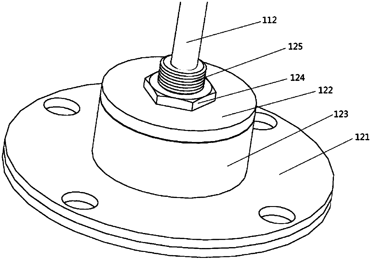 Anti-shaking oil level transmitter for oil tank