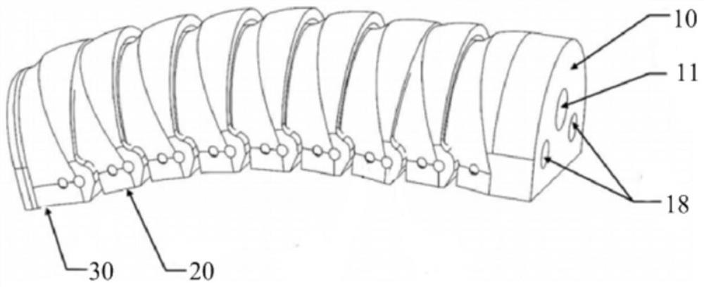 Flexible pneumatic finger and grabbing device