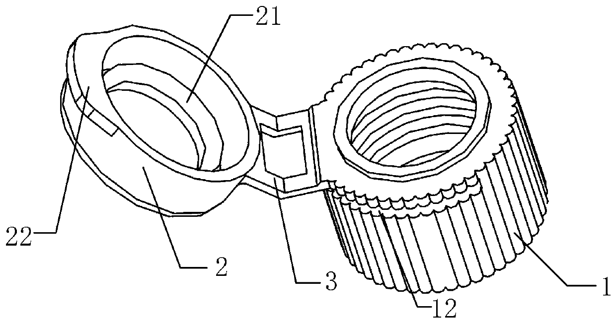 Toothpaste cover provided with turntable extruding port and toothpaste